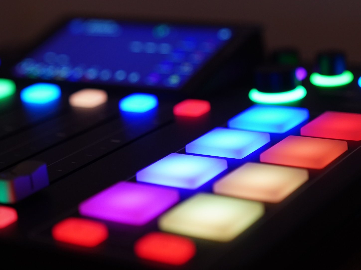 Console du studio podcast